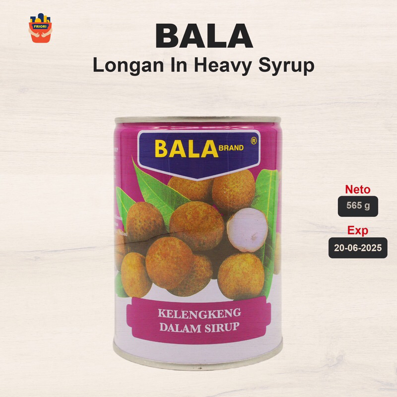 

Bala Brand Longan Buah Kelengkeng Dalam Sirup Kaleng 565 g - Longan In Heavy Syrup Minuman Manis