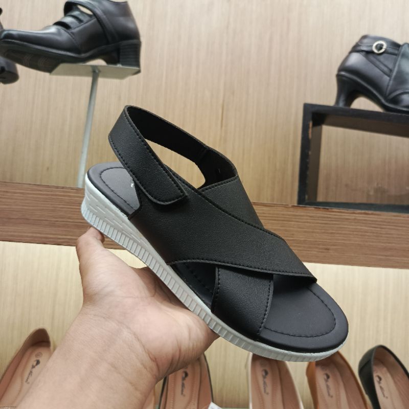 SANDAL WEDGES TINGGI SOL 3,5 CM GLADIATOR DR. KEVIN SANDAL WANITA TALI STOCK TERBATAS ORIGINAL