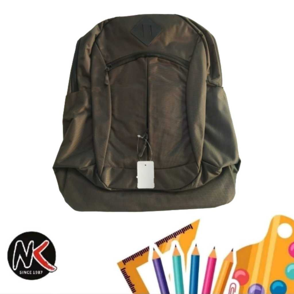 Tas Gendong Sekolah Pria JANSPORT/Tas Laptop Pria JANSPORT Coklat
