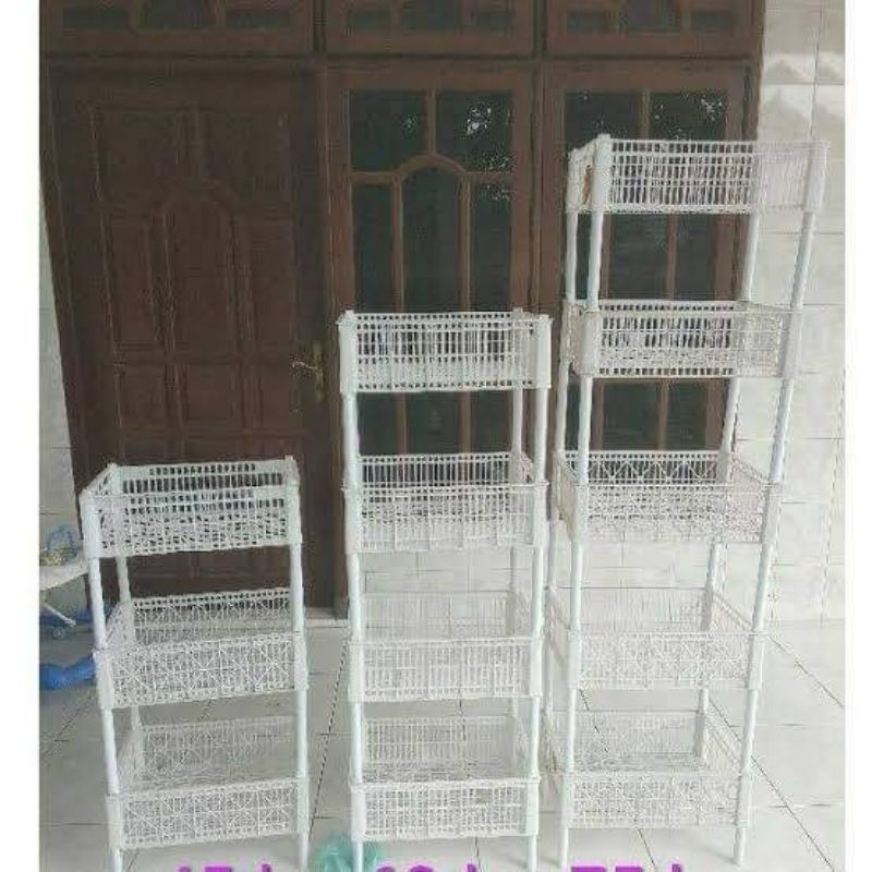 keranjang susun ,  keranjang buah, Rak susun