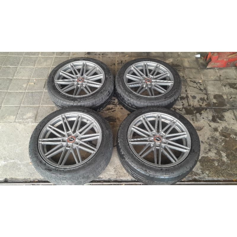 VELG SEKEN MOBIL RACING VOSSEN RING 18 BAUT  5X114.3 + BAN BONUS