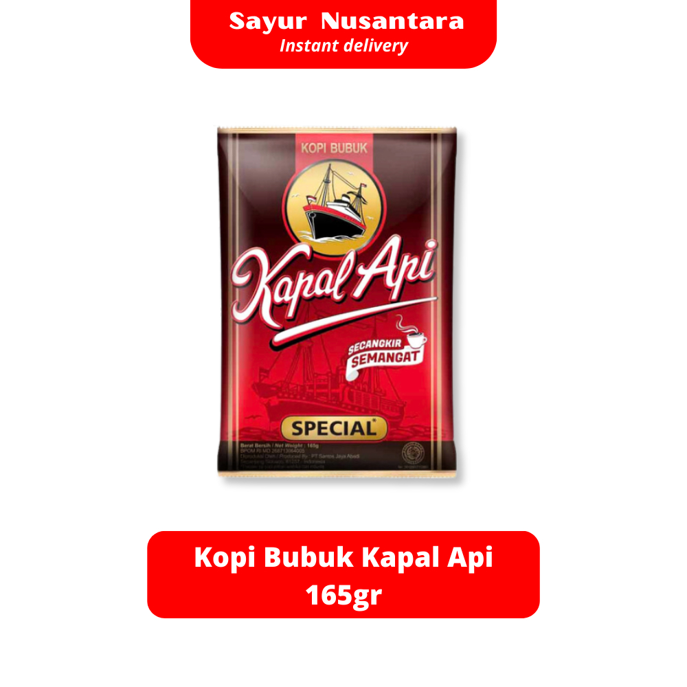 

Kopi Bubuk Kapal Api 165gr - Sayur Nusantara