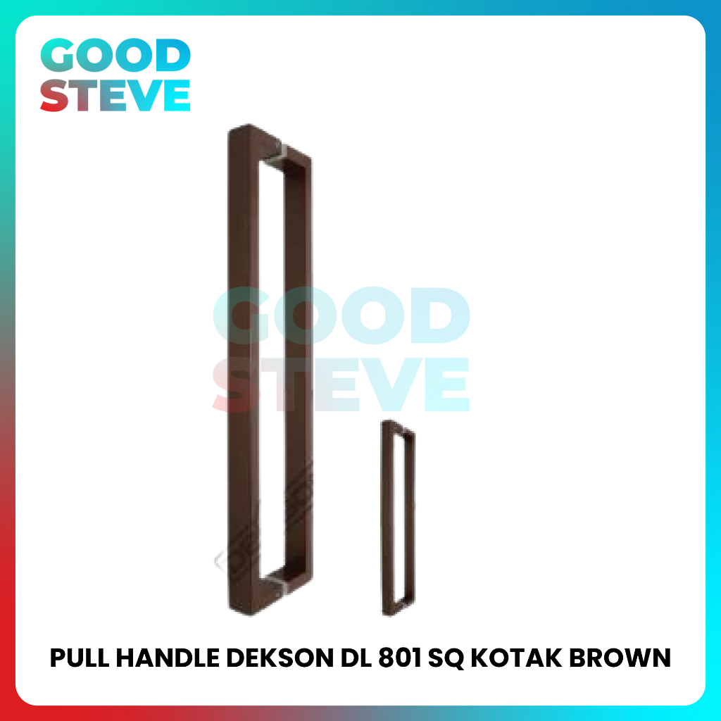 PULL HANDLE DEKSON DL 801 SQ KOTAK BROWN