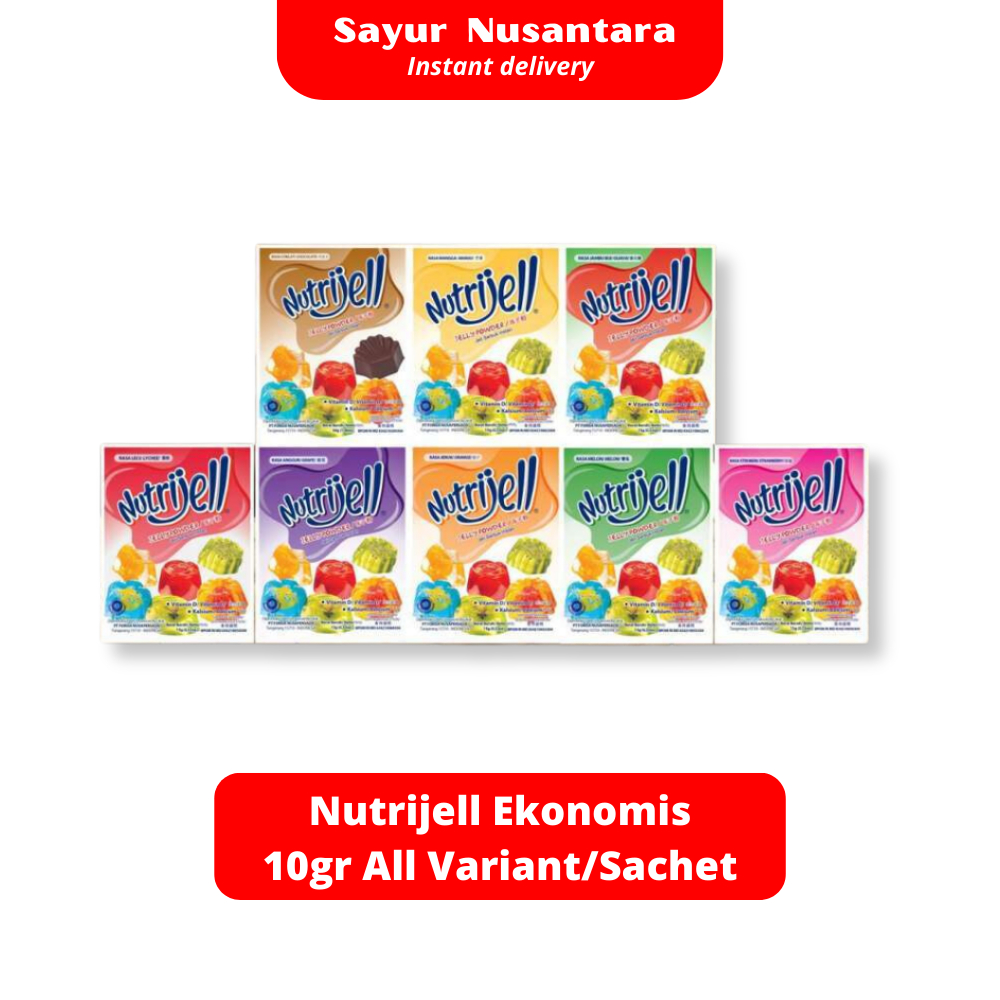 

Nutrijell Ekonomis 10gr all variant/sachet - Sayur Nusantara