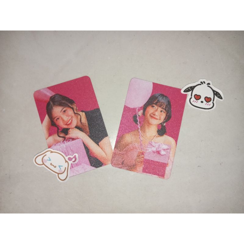 Photocard JKT48 Glitter Freya &amp; Shani