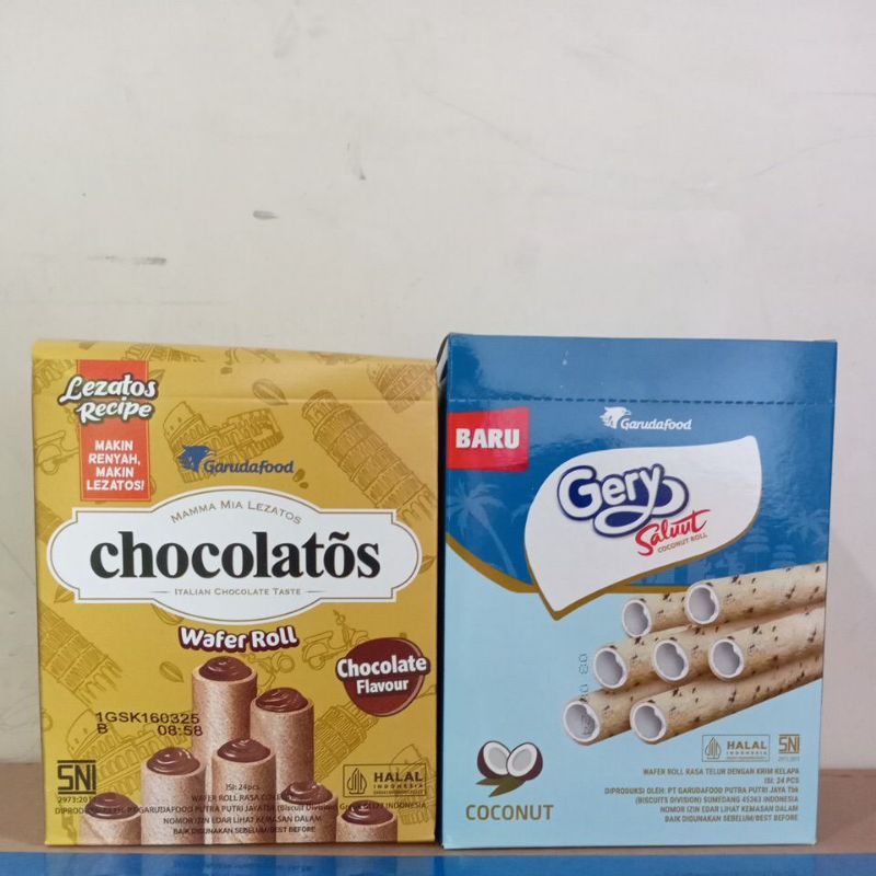 

CHOCOLATOS WAFER ROLL & GERY SALUT ROLL