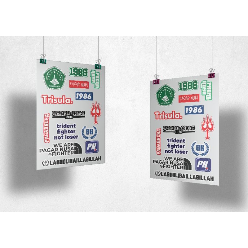 

STICKER PAGAR NUSA FREE CUTTING