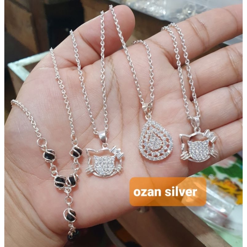 kalung medan perak + liontin