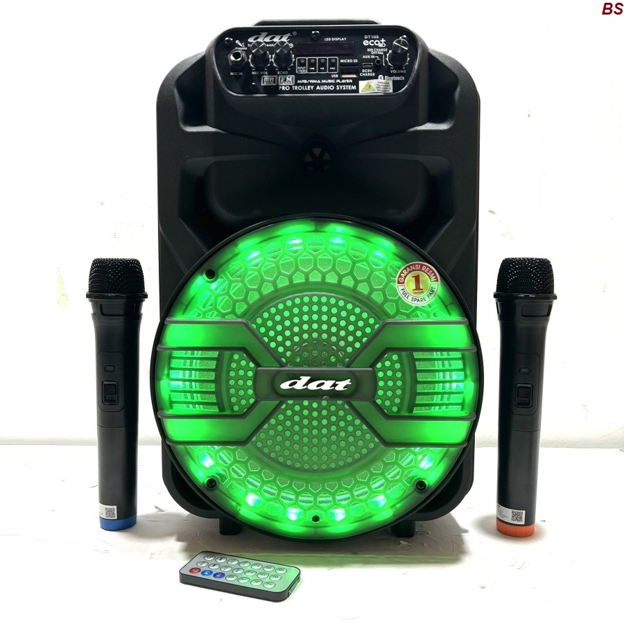 Speaker Portable Wireless Dat DT-109 Original 10 inch Bluetooth