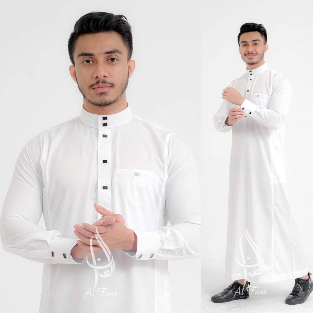 DISKON PROMO JUBAH GAMIS PRIA DEWASA AL FAAN TERBARU MEWAH PREMIUM