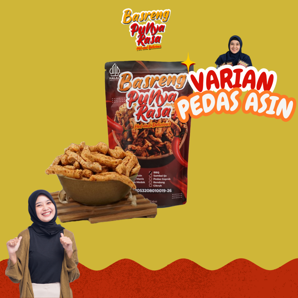 

Basreng Punya Rasa Snack Pedas Keripik Baso Bumbu Medok