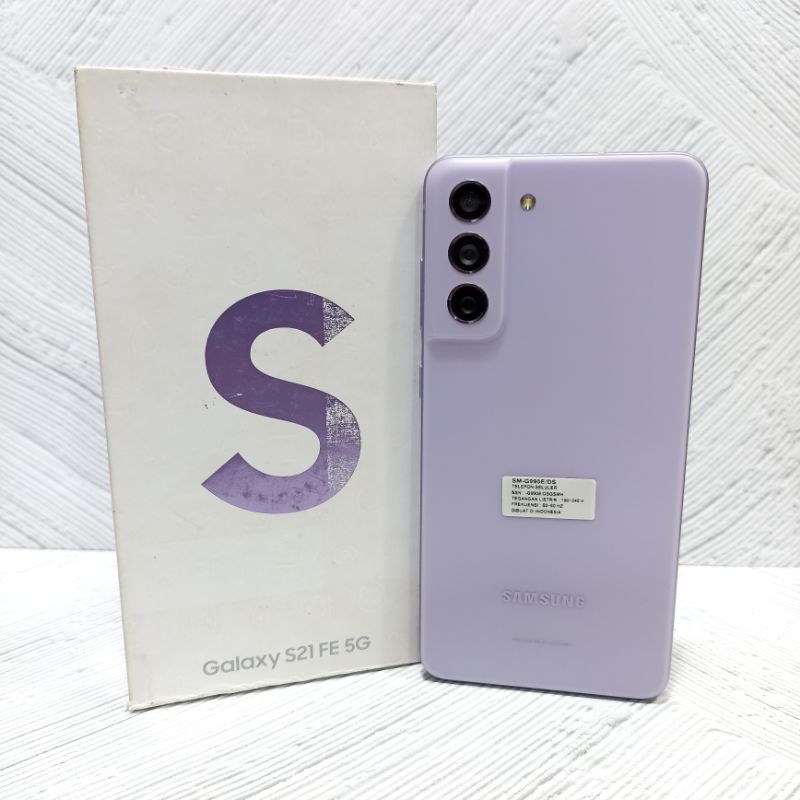 Samsung S21 FE 5G 8/256 GB Handphone Bekas Second Fullset