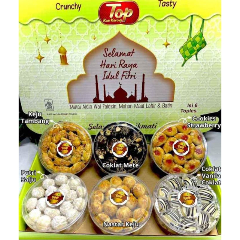 

Top Kue Kering Paket Isi 6 dan 4 Idul Fitri