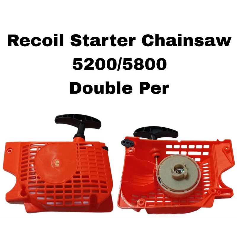 Recoil Starter Chainsaw / Kap Engkol / Double Per - 5200
