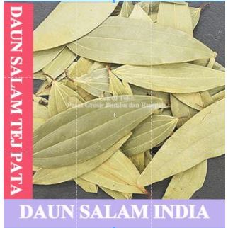 

Daun Salam India 1000 gr / Organik Tej Patta Waraq Laur waraq Gar 1 kg