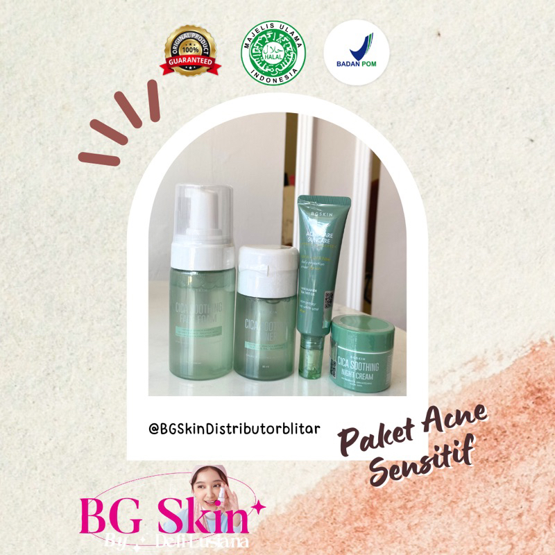 PAKET ACNE SENSITIF BG SKIN