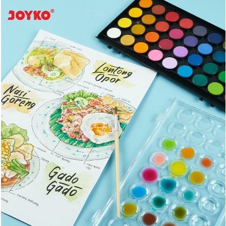 

Joyko Watercolor Set Cat Air WC-3 Isi 36 Warna