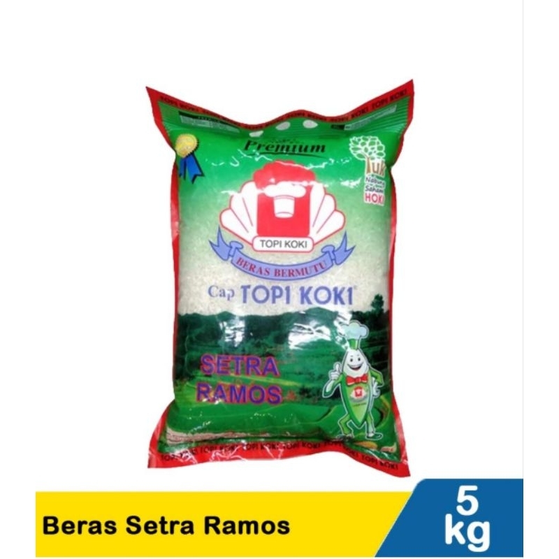 

Beras Premium merk Topi Koki 5Kg