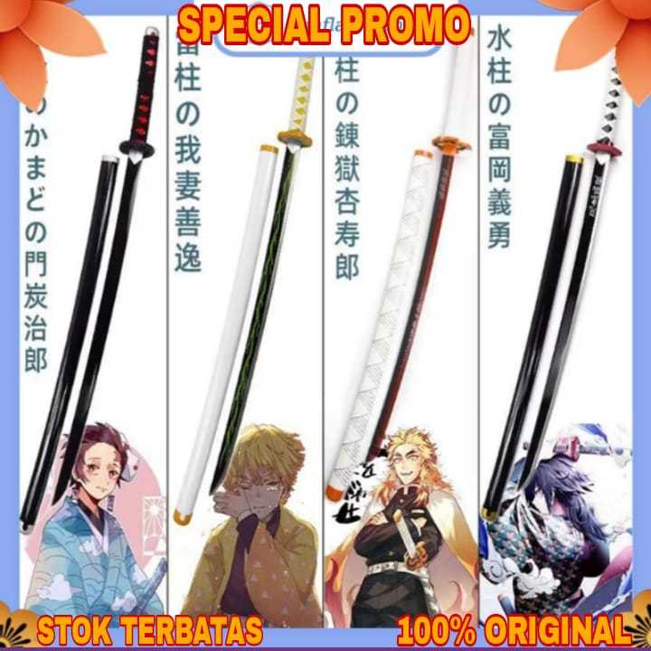 Mainan Samurai Katana Plastik Demon Slayer Kimetsu No Yaiba Nichirin/Mainan pedang led/pedang led/ma