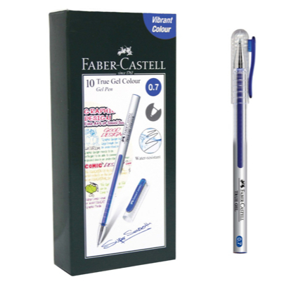 

BOLPOIN / BALLPOINT / PULPEN GEL / PEN GEL / PEN FABER CASTELL TRUE GEL BLUE