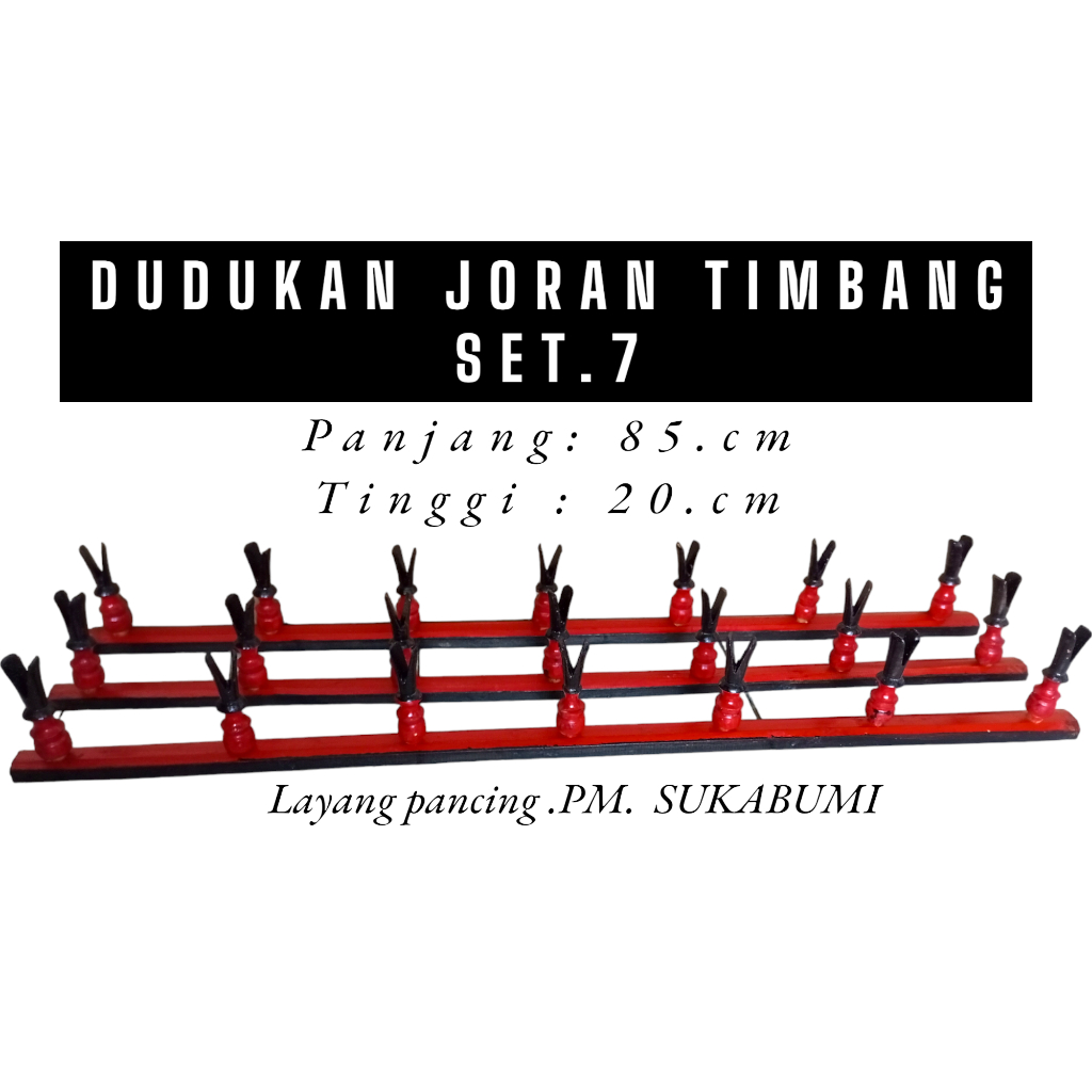 STANDAR DUDUKAN JORAN TIMBANG SET5 DAN SET7 BERWARNA