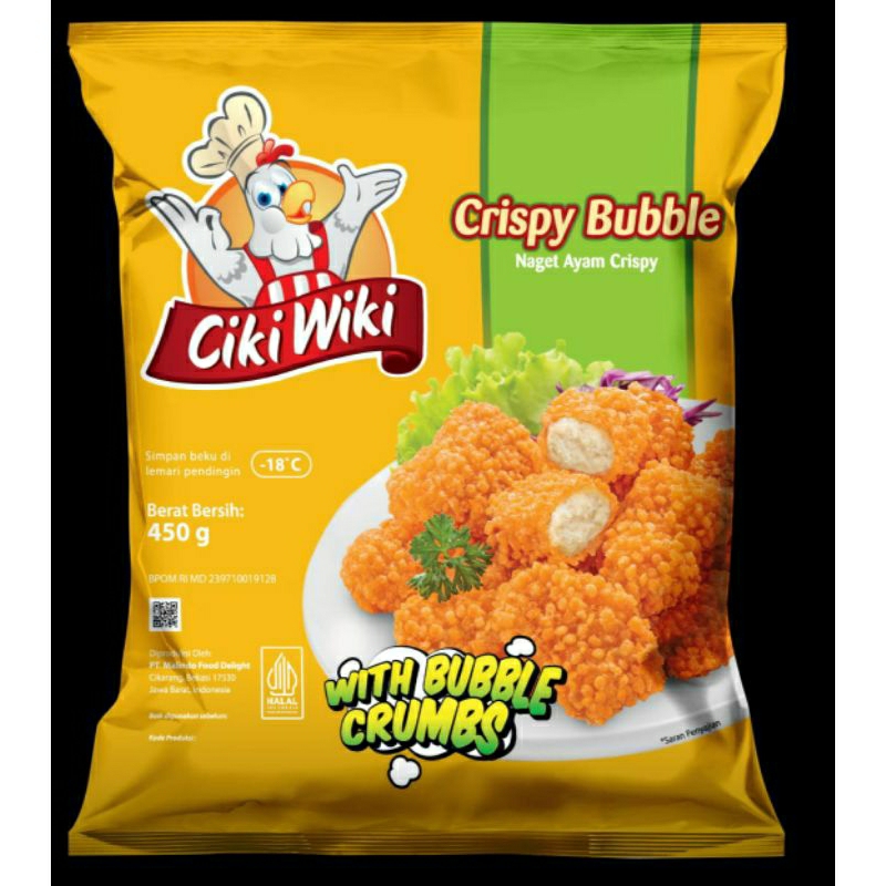 

Ciki Wiki Nuget Buble Crumb Crispcy 450gr