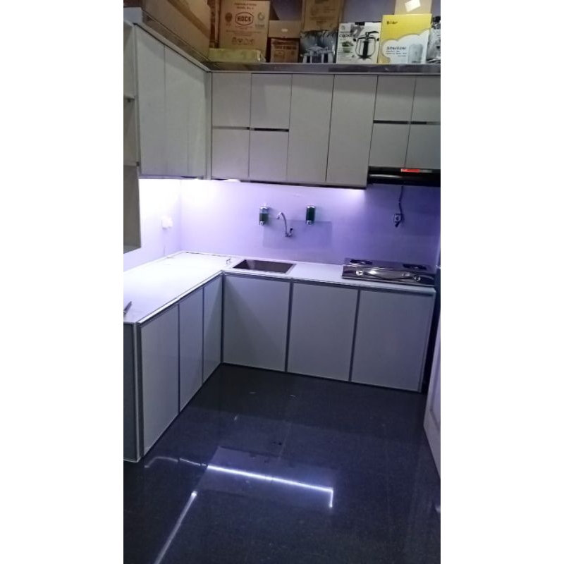 Lemari Dapur Aluminium Minimalis