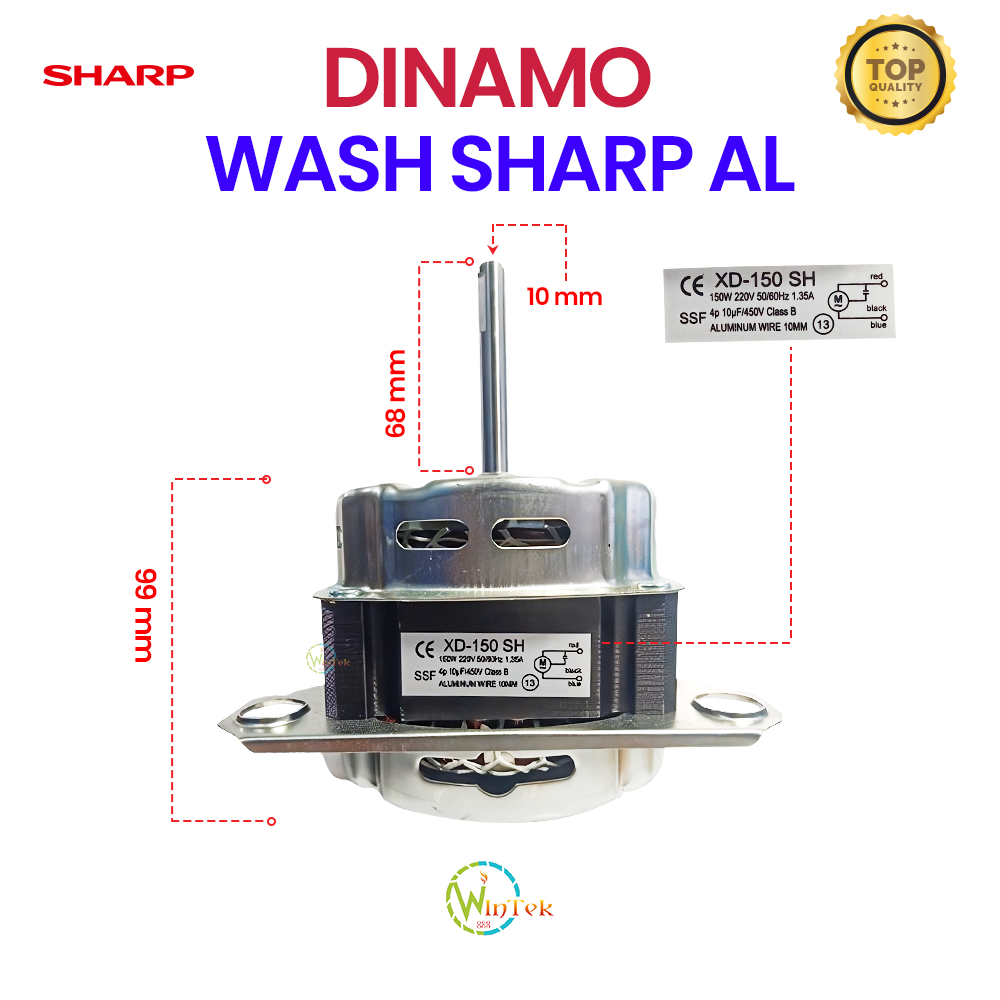 DINAMO MESIN CUCI SHARP | MESIN PENCUCI MESIN CUCI SHARP | DINAMO WASH PENGGILAS MESIN CUCI SHARP | 