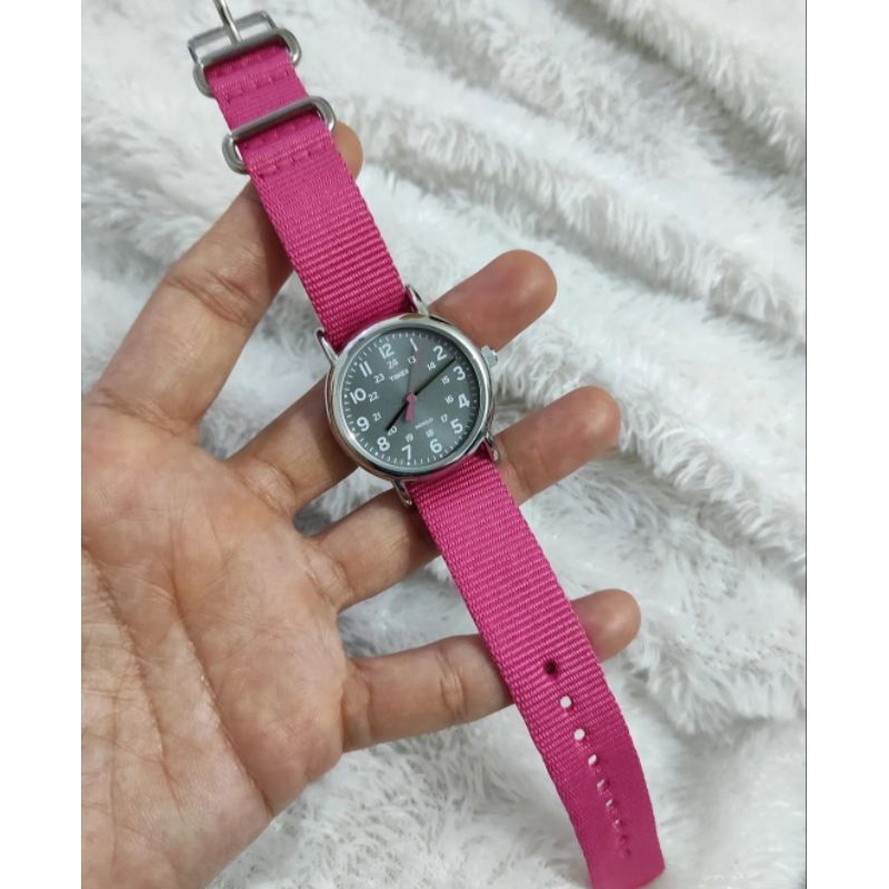 Jam Second / Preloved Timex Pink Indiglo Original