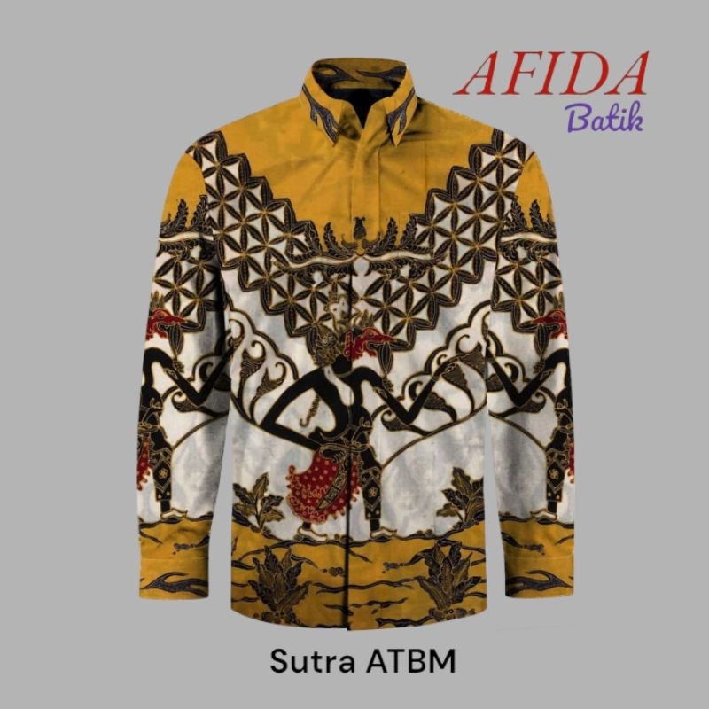 Kemeja Batik Tulis Sutra ATBM Baron