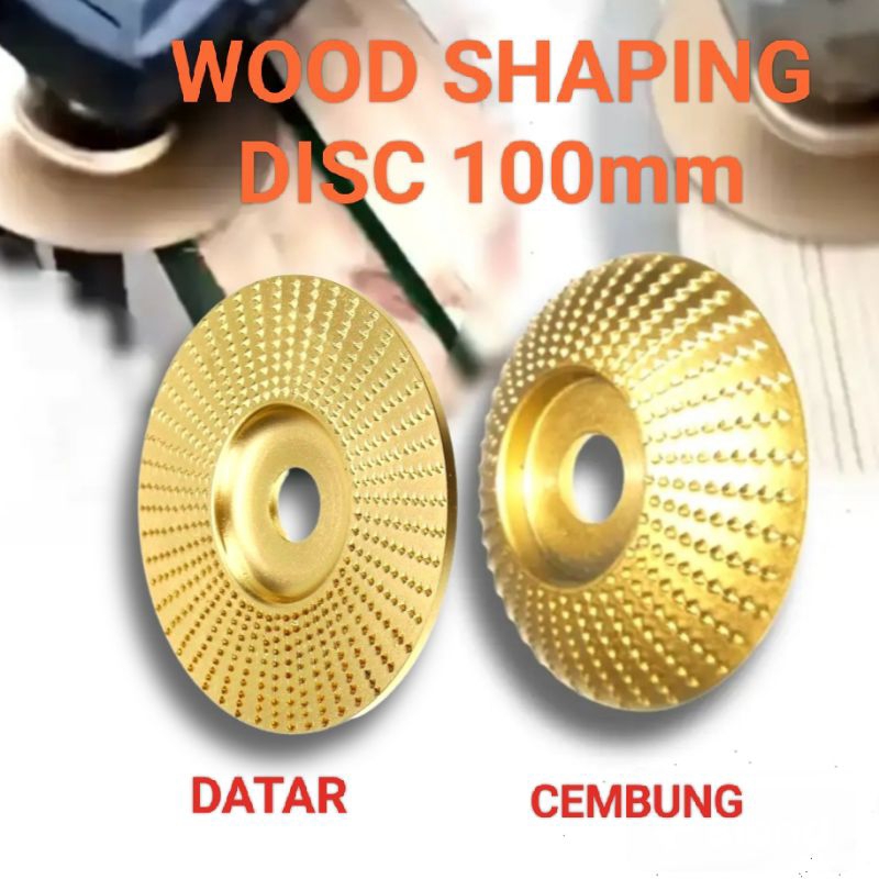Mata gerinda poles / parut kayu 100mm