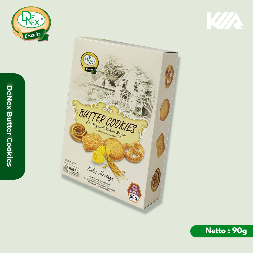 

Butter Cookies DeNex 90g - Kukis Mentega