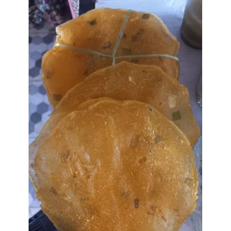 

kerupuk piring bawang