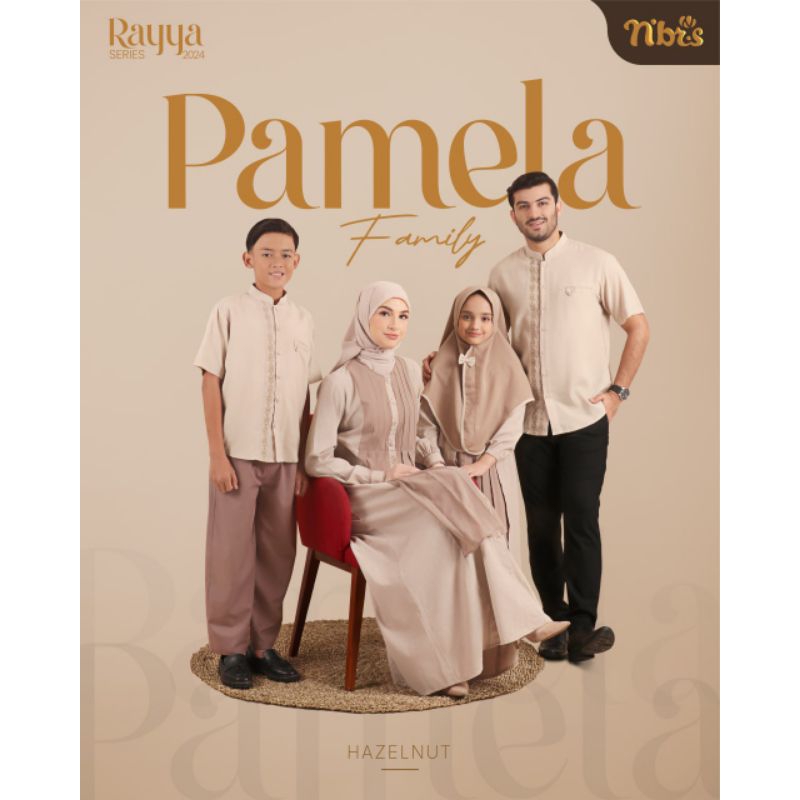 Pamela Gamis dan Koko Sarimbit Rayya Series 2024 N'BRS Original Murah
