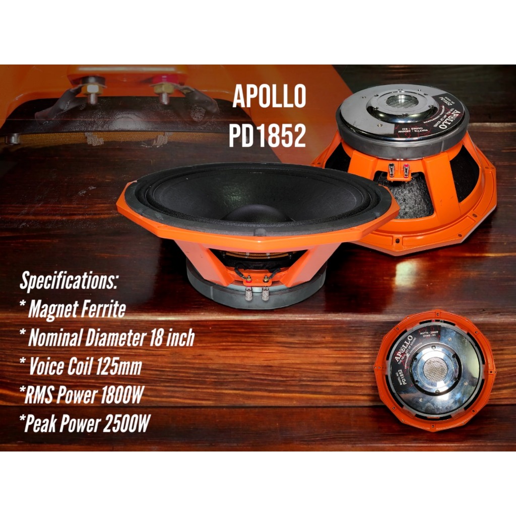 Speaker Komponen apollo PD1852