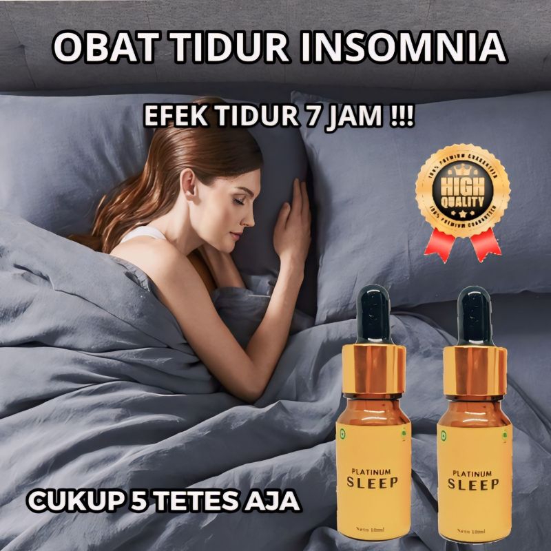 [ GRATIS ONGKIR ] Platinum Sleep Tetes.Cairan Atasi Susah Tidur Insomnia Cepat-Tidur Nyenyak/Pulas U