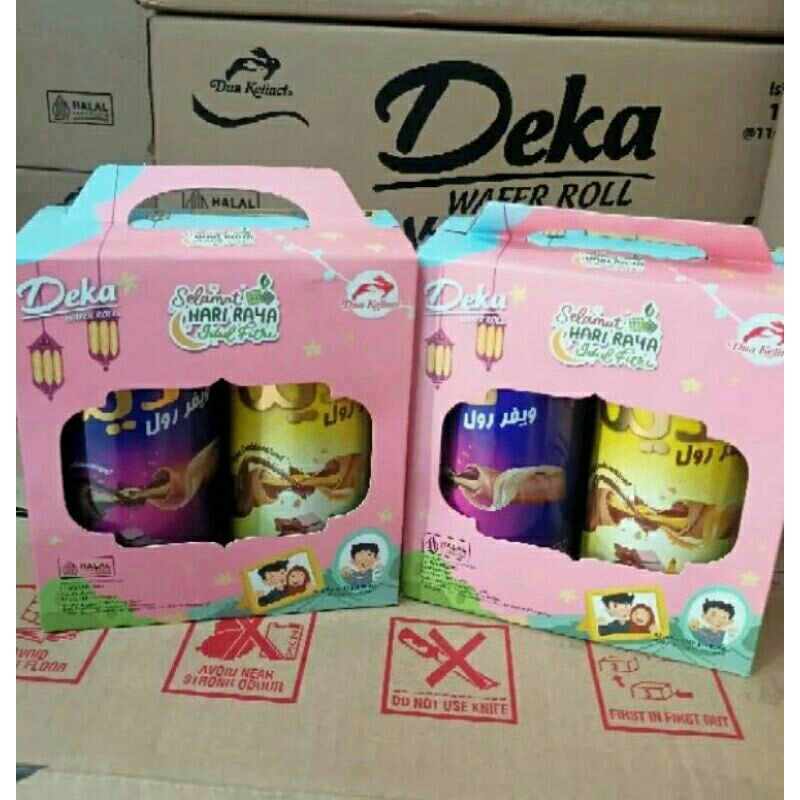 Deka wafer roll astor gift box hampers lebaran idul fitri