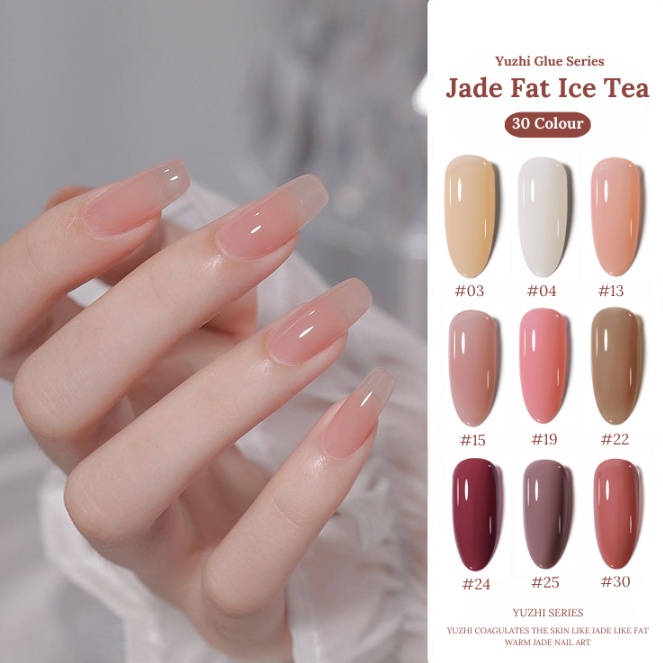 Gebyar promo Annies Jade Fat Ice Tea 1ml  Kutek UV Gel Transparan Jelly Nail Translucent Polish  3 K
