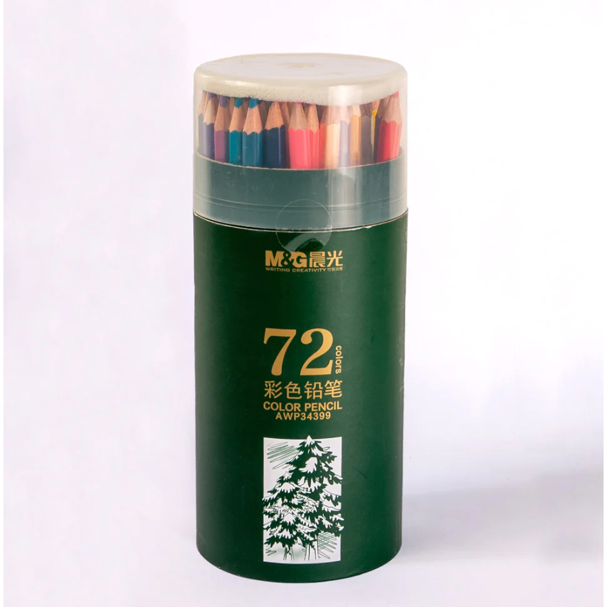 

Pensil Warna/ Colour Pencil M&G Hexagon Tidak Beracun 72 Warna [Tabung Hijau]