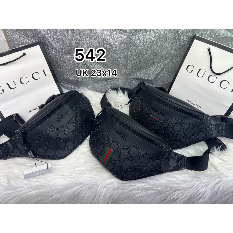 1212 Brand Waistbag 542 Pria dan wanita  Tas Pinggang 542 Free Paperbag