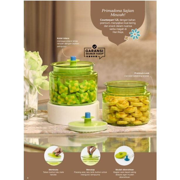 Counterpart Set / Toples Tupperware Original Termurah