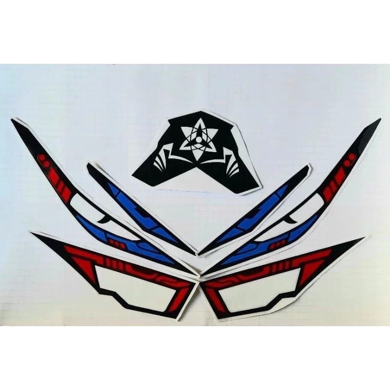 Stiker lampu alis vario satu set 150 old | Sticker alis dan mata 2016 2017