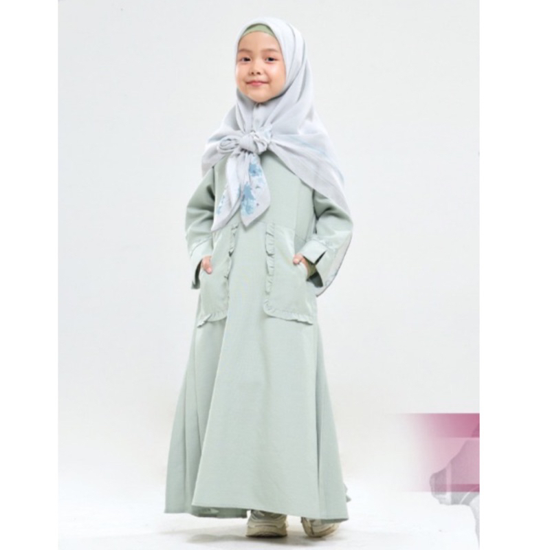 gamis anak rayana - couple keluarga rabbani sarang baswara - setelan fersa - stelan princess fersa -