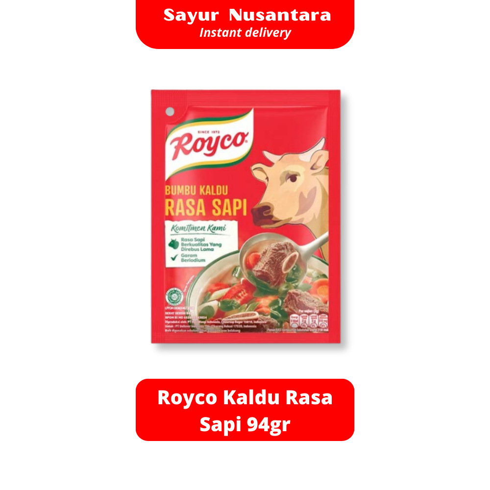 

Royco Kaldu Rasa Sapi 94gr - Sayur Nusantara