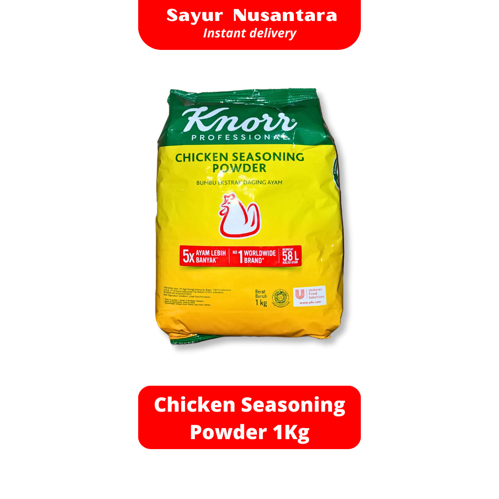 

Knorr Chicken Seasoning Powder 1kg - Sayur Nusantara