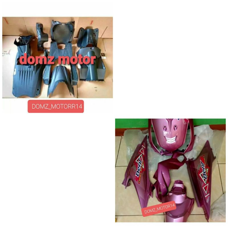 cover full bosy halus kasar honda beat karbu 2010_2012 pink plus striping