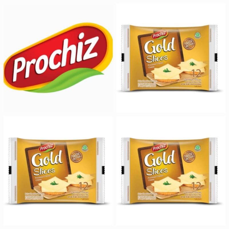 

Prochiz Keju Gold Isi 12 Slices 156 GR