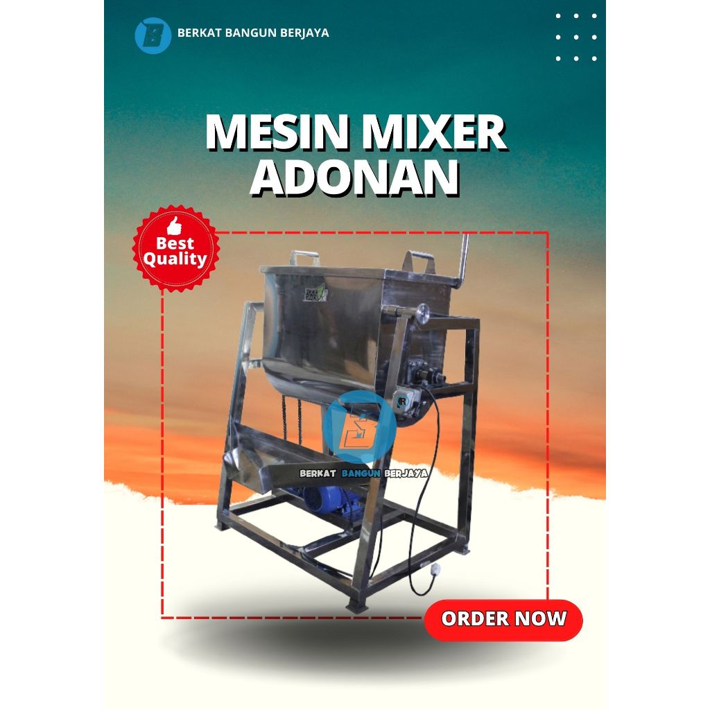 Mixer Stainless Food Grade - Mixer Adonan Kapasitas Besar