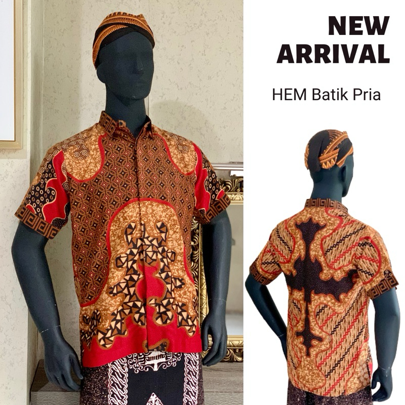 HEM BATIK PRIA MOTIF ABSTRAK - Putri Batik