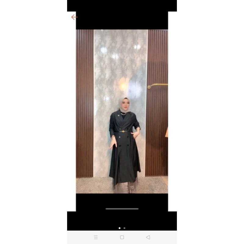 Jeha Blazer Coat Tunik By. BellalunaButik